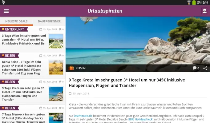 Urlaubspiraten android App screenshot 8