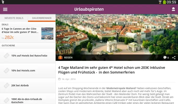 Urlaubspiraten android App screenshot 9